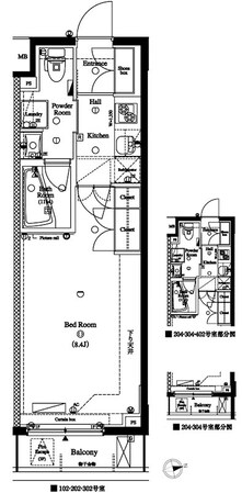 アクサス木場アジールコートの物件間取画像